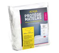 Protège matelas 140x190 cm bonnet 40 cm ACHUA molleton 100% coton 400 g/m²