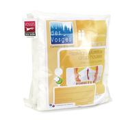 Protège matelas 160x200 cm Bonnet 40cm AUBIN coton gratté 2 faces environ 220g/m²