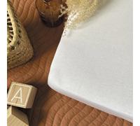 Protège matelas alèse éponge blanc (60 x 120 cm)