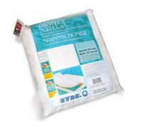 Protège matelas ANTONIN 2x100x200 cm bonnet 40 cm molleton 220 g/m² absorbant blanc lit articulé TPR