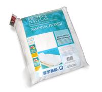 Protège matelas ANTONIN 2x90x190 cm bonnet 23 cm molleton 220 g/m² absorbant blanc lit articulé TR