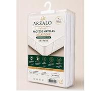 Protège Matelas Arzalo 90x190/200 cm - Forme Plateau à Élastiques - Alèse Imperméable & Respirante - Haute Protection
