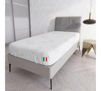 Protège-Matelas avec Fibre de Bamboo Simple 90 x 200 cm - Made in Italy - Protège-Matelas avec élastique Tout Autour - Lavable