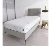 Protège-Matelas avec Fibre de BIOCERAMICA Une Place et demie 120 x 200 cm - Made in Italy - Protège-Matelas avec élastique Tout Autour - Lavable