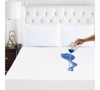 Protège Matelas - B - Quartz - 200x200cm - Imperméable - Respirant - Tissu Éponge Multicolore