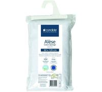 Protège Matelas Bébé 60x120 - Alèse Bébé - Silencieux - Imperméable - Absorbant - Oeko Tex® - Made In Europe - 60x120cm Blanc