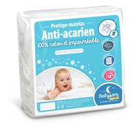 Protège Matelas Bébé Anti-acarien Alèse Imperméable Blanc 70X140