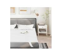 vidaXL Protège-Matelas Blanc 180x220 cm imperméable, Drap de lit, literie, Housse de Drap-Housse, Drap-Housse, Housse de Matelas, Housse de surmatelas