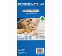 Protège Matelas - Blanc - 90x190+20 Cm - Imperméable - Anti Allergique - Ultra Résistant Multicolore