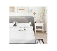 vidaXL Protège-matelas 90x220 cm Blanc imperméable