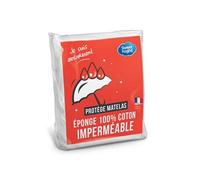 Protège matelas - - Bouclette en Coton - Imperméable - 90x200 cm - Absorbant