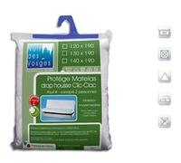 Protège matelas clic-clac imperméable coton contrecollé céline 130x190 G