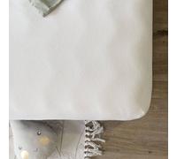 Protège Matelas Enfant Flanelle De Coton Bio Blanc 90X190