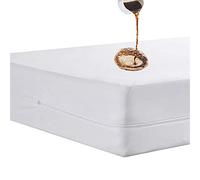 Protège-matelas entièrement étanche avec fermeture éclair - Doux - Lavable et respirant - 30 cm de profondeur - King Size 150 x 200 cm