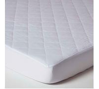 Protège matelas - HOMESCAPES - 180 x 200 cm - Hypoallergénique - Synthétique - Blanc