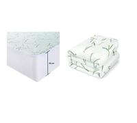Protège Matelas imperméable BAMBOU, 140 X 190 +35 CM