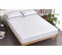 Protège-matelas imperméable et anti-acariens : 130 x 200 cm