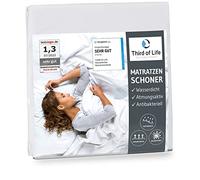 Protège-Matelas imperméable et Respirant, Housse hypoallergénique | Protection optimale, anti-bactérien, anti-acarien, anti-moisissure, couverture de matelas hygiénique, 200x200