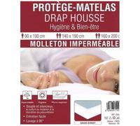 Protège Matelas Imperméable - Multicouleur - 180x200 Cm - 100% Coton - Anti-Acarien - Lavable À 90°C Multicolore