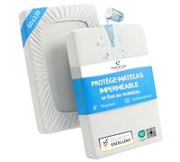 Protège-Matelas Imperméable pour Bébé et Enfant | Hypoallergénique | Anti-Bactérien, Anti-Acarien et Anti-Moisissure | Couverture de Matelas Hygiénique 60x120