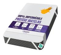 Protège-Matelas Imperméable Utopia Bedding - 90x190 cm, Housse de Matelas Respirante Certifiée Oeko-Tex avec Sangles Élastiques aux Coins, Ajustement Parfait, Protection Contre l'Incontinence, Blanc