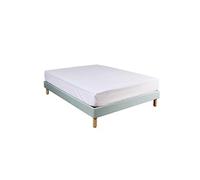 Protège matelas molleton 100% coton bio - bonnet 30 cm 110x200