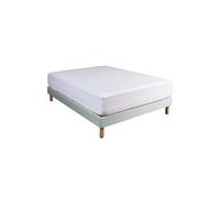 Protège matelas molleton 100% coton bio - bonnet 40 cm 160x200