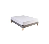 Protège matelas molleton 100% coton - bonnet 30 cm 150x190