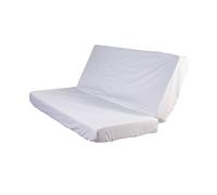 Protège matelas molleton 100% coton pour clic-clac 140x190 - Blanc - Fabriqué en France - Terre de Nuit