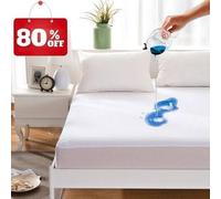 Protège Matelas - Richair - Quartz - 90x190cm - Imperméable - Tissu Éponge - Respirant Multicolore