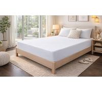 Protège-matelas Songe en coton gratté Bellecour : 140 x 190/200 cm