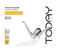Protège matelas - TODAY - Rénove - Synthétique - Bleu - 160x200cm