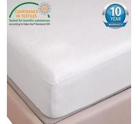 Protège Matelas - Tofern - 180 X 190 - 200 - Flanelle 100% Imperméable - Anti-Acariens - Doux Multicolore