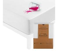 Protège-matelas une place et demie blanc imperméable Dry