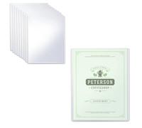 Protege Menu A4,15 Pièces porte menu restaurant Transparent Double Face Style Protege Carte Restaurant Protecteur pour Restaurants, Bars, Cafés, Boissons