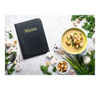 Protège-menus BASIC, A4, noir
