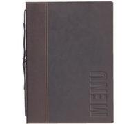 Securit Carte-menu Gamme Tendance A5 Bleu - 1 insert double (4 p.)