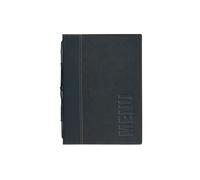 Protège menus contemporain noir Format A5