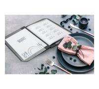 Protège-menus ESSENTIAL, A5, noir
