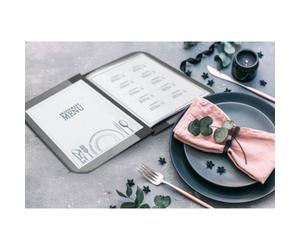 Protège-menus ESSENTIAL, A5, noir