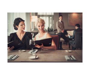 Protège-menus ROYAL, A4, en cuir, rouge