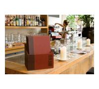 Protège-menus TRENDY, A4, boîte de 20, marron clair