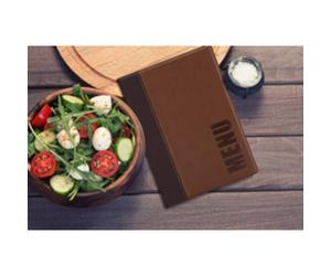 Protège-menus TRENDY, A4, noir