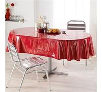 Protège nappe oval transparent 140x240 Blanc G
