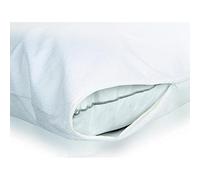 Protège-Oreiller 50x70 cm | 100% Coton Molleton Blanc | Épais et Doux | Rectangulaire | Lavable | Confort et Protection Literie - Roupillon