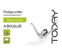 Protège Oreiller Absorbant Today - 50x70 Cm - A Bouillir Blanc
