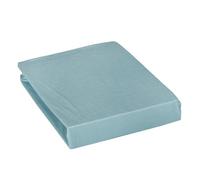 Protège Oreiller Duo en Jersey Tencel Uni, 65cm x 65cm Taille, Lune Bleue