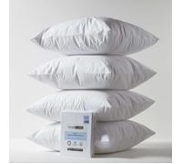 Protège-oreiller imperméable - HOMESCAPES - 80 x 80 cm - Lot de 4 - Hypoallergénique - Certifié Oeko-Tex - Lavable en machine