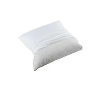 Douceur d'intérieur - Protège oreiller - Molleton 100% coton - 50 x 70 cm - Blanc - Douceur d'intérieur Blanc G