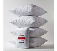 Protège-oreillers en polycoton - HOMESCAPES - 65 x 65 cm - Lot de 4 - Hypoallergénique - Lavable en machine